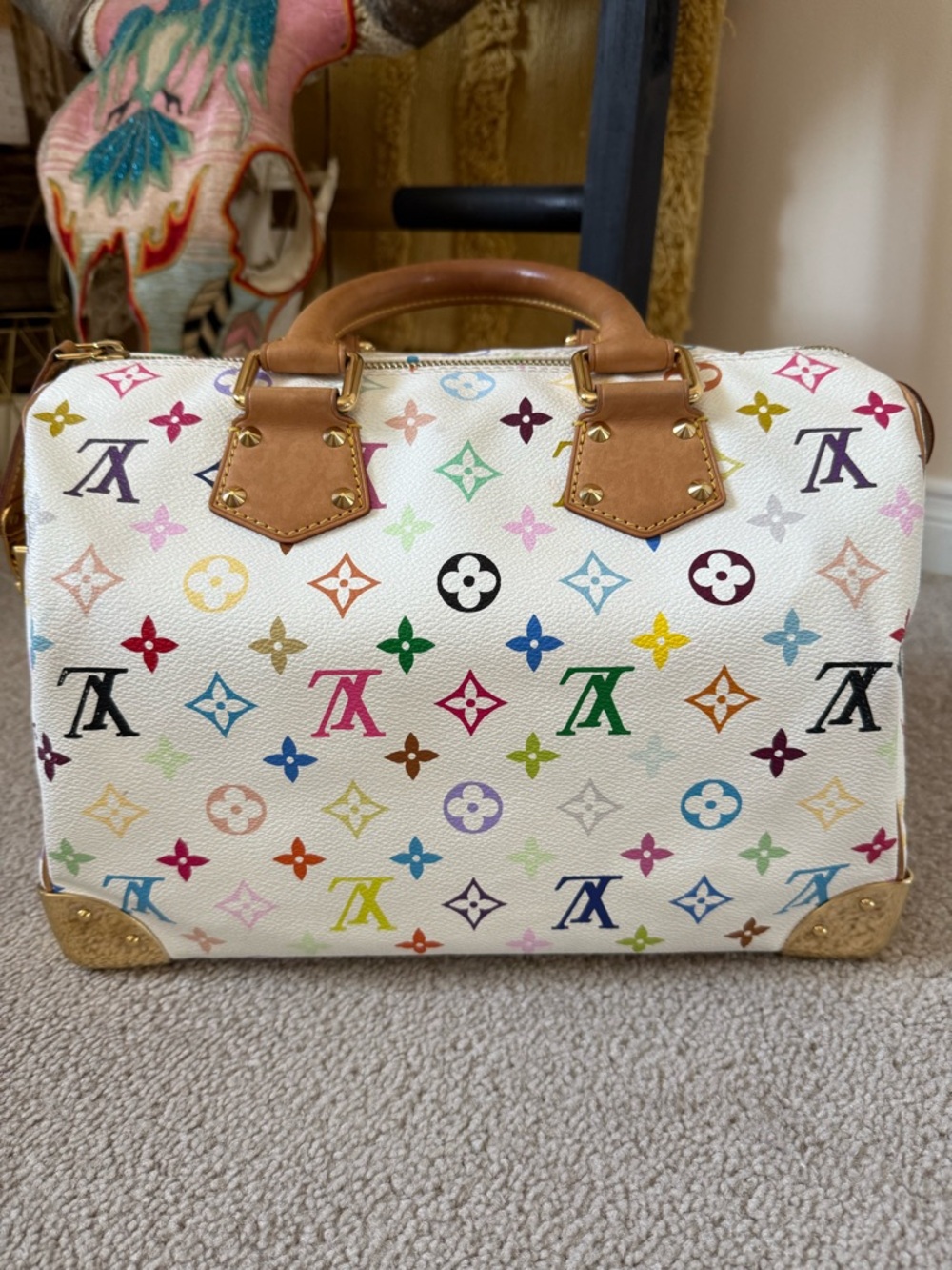 Louis Vuitton Original Murakami Multicolor Monogram Speedy 30 - Picture 6 of 16
